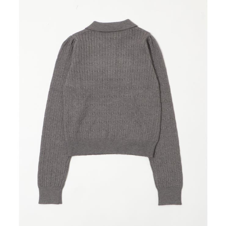 別注USPOLOケーブルニットポロ | WEGO【WOMEN】 | 詳細画像25 