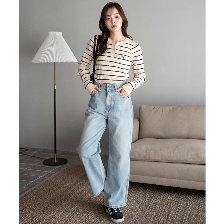 別注USPOLOヘンリーネックニットPO | WEGO【WOMEN】 | 詳細画像5 