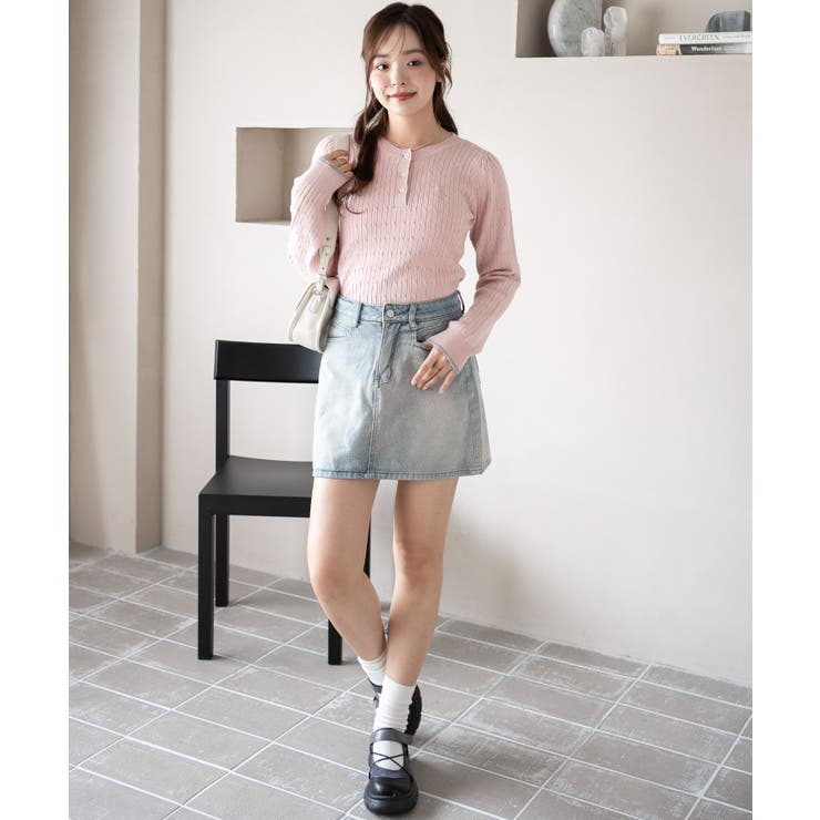 別注USPOLOヘンリーネックニットPO | WEGO【WOMEN】 | 詳細画像12 