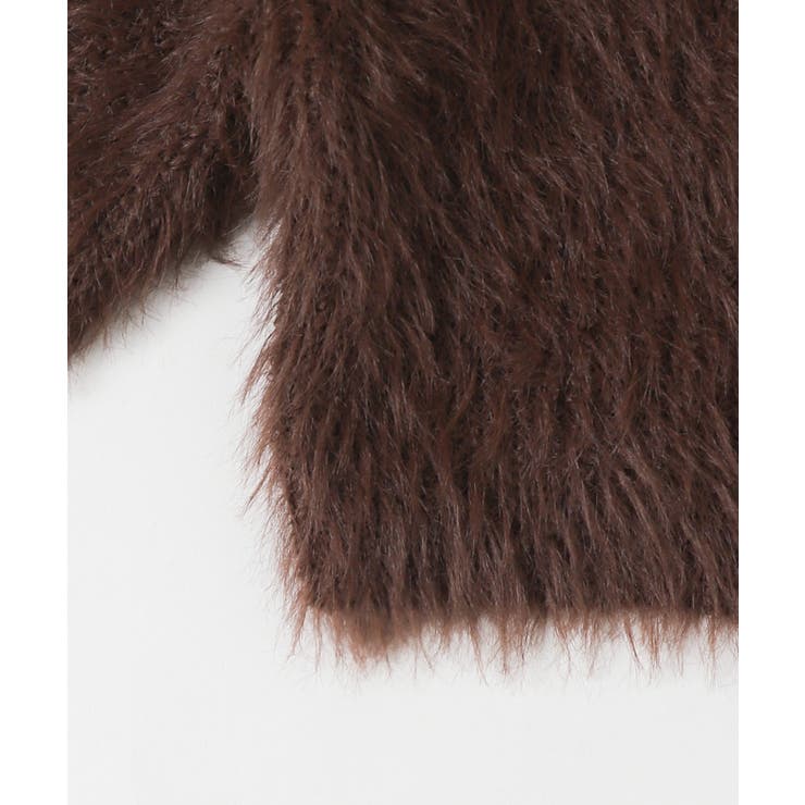 シャギーショートニットカーデ | WEGO【WOMEN】 | 詳細画像15 