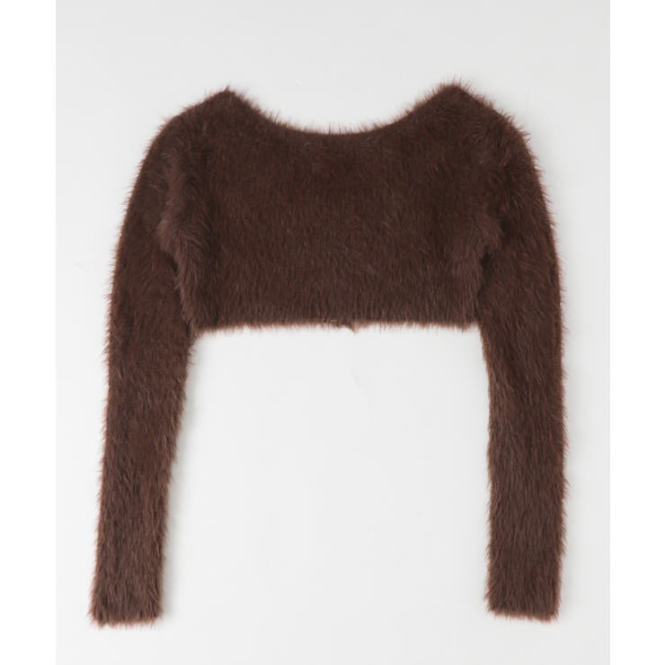 シャギーショートニットカーデ | WEGO【WOMEN】 | 詳細画像16 