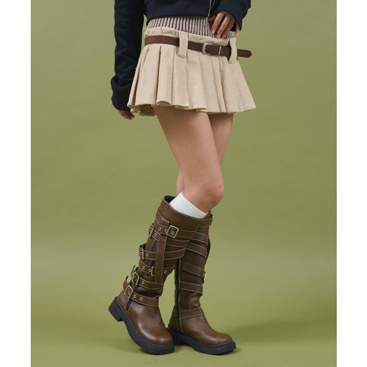 ウエストデザインプリーツスカパン | WEGO【WOMEN】 | 詳細画像6 