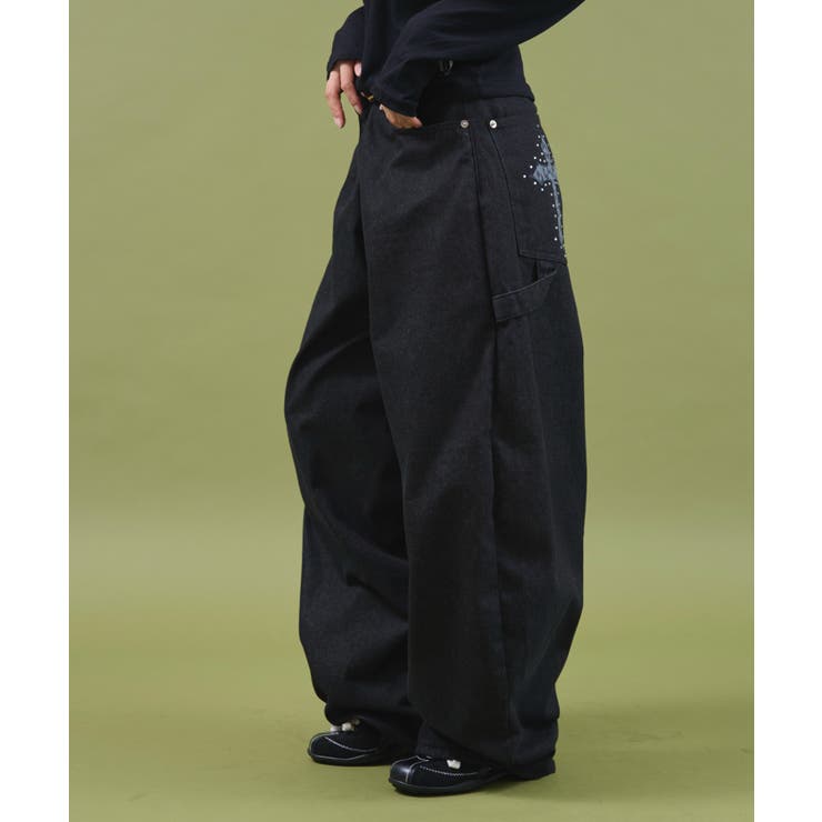 レオパクロスパッチスタッズデニム | WEGO【WOMEN】 | 詳細画像7 