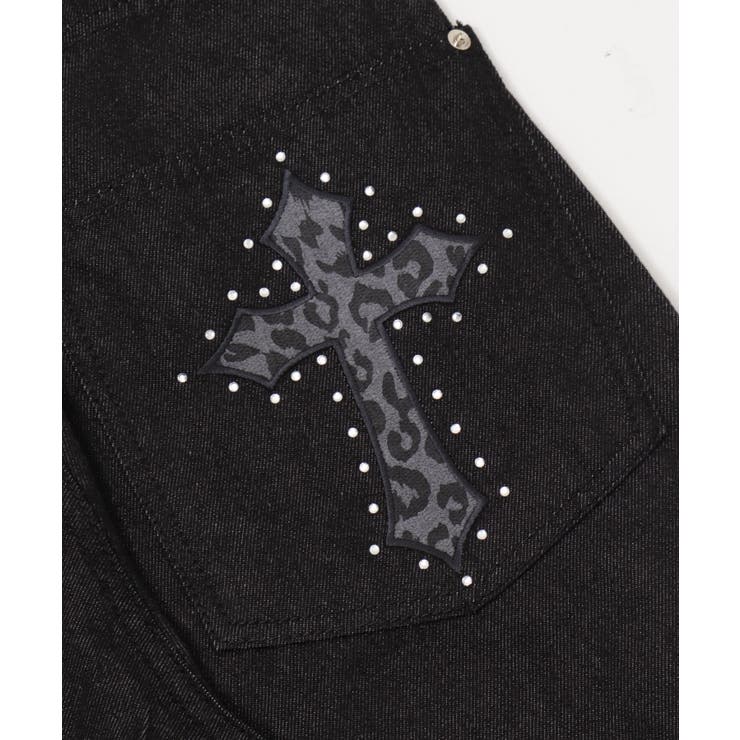 レオパクロスパッチスタッズデニム | WEGO【WOMEN】 | 詳細画像16 