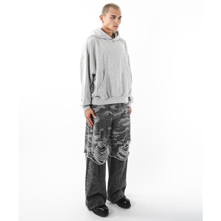 バルーンクロップドプルパーカー | WEGO【MEN】 | 詳細画像5 