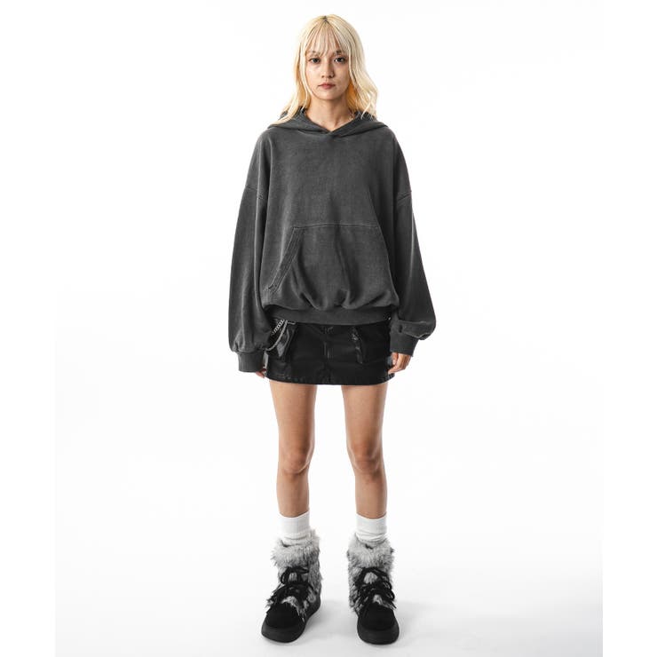 バルーンクロップドプルパーカー | WEGO【MEN】 | 詳細画像6 