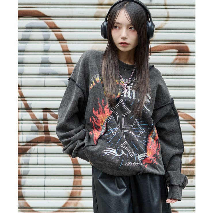 ヴィンテージグラフィックドッキングプルオーバー[品番：WG010096421