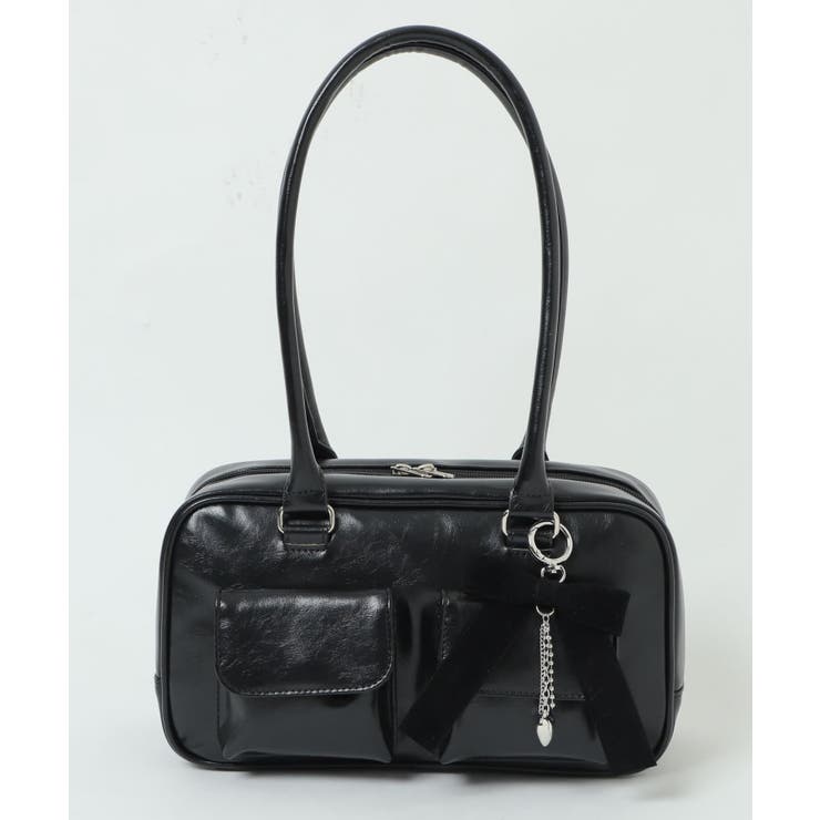 チャーム付きスクエアボストンバッグ | WEGO【WOMEN】 | 詳細画像32 