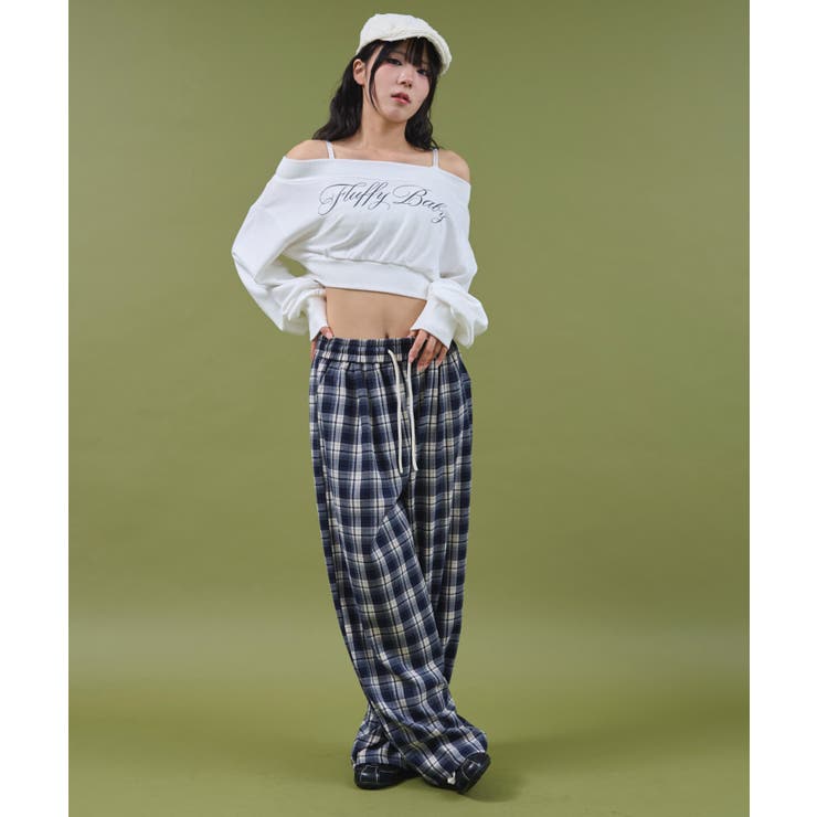 ワイドショルダーロゴスウェット | WEGO【WOMEN】 | 詳細画像7 