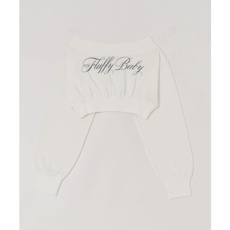 ワイドショルダーロゴスウェット | WEGO【WOMEN】 | 詳細画像12 