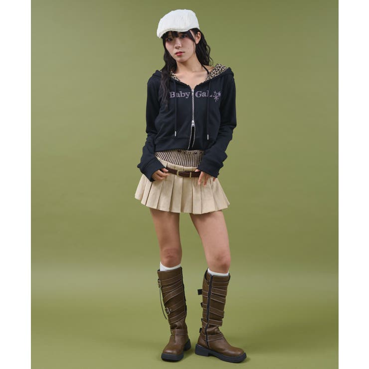 ラインストーンショートパーカー | WEGO【WOMEN】 | 詳細画像7 