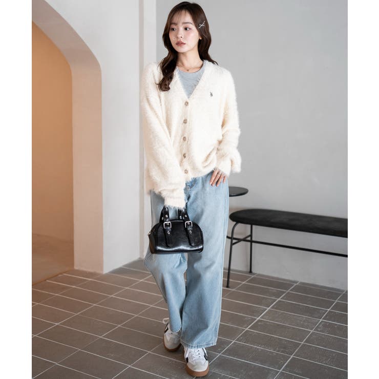 別注USPOLOシャギーニットカーデ | WEGO【WOMEN】 | 詳細画像12 