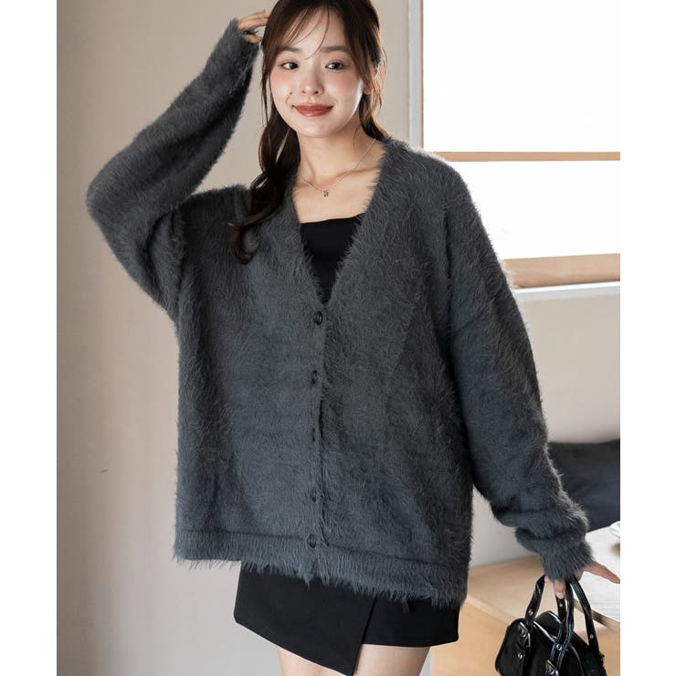 別注USPOLOシャギーニットカーデ | WEGO【WOMEN】 | 詳細画像13 