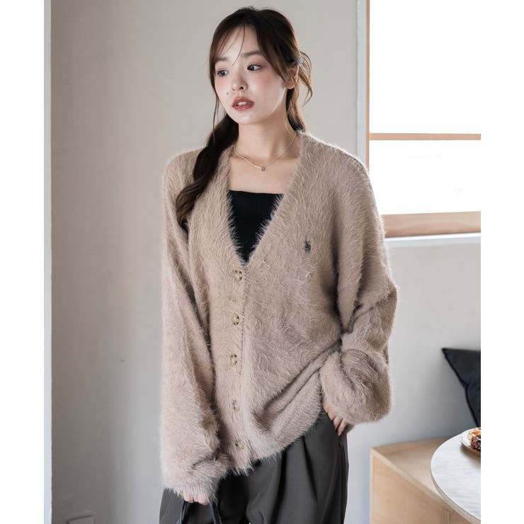 別注USPOLOシャギーニットカーデ | WEGO【WOMEN】 | 詳細画像17 