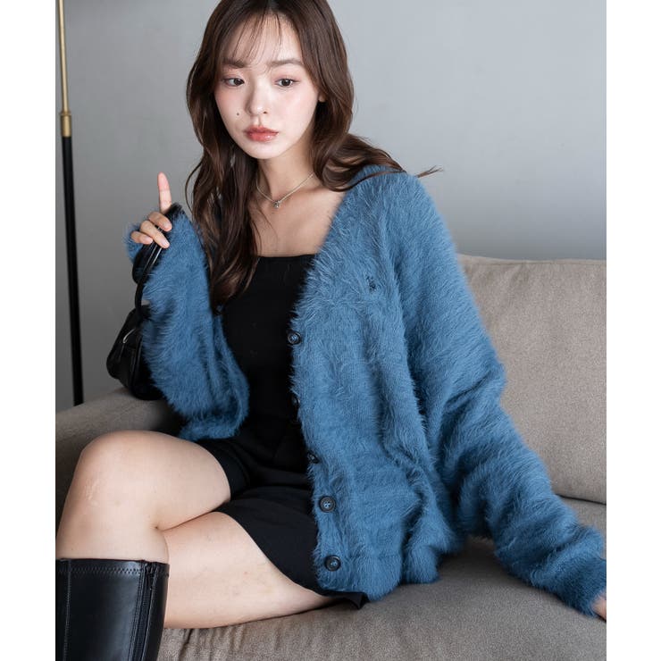 別注USPOLOシャギーニットカーデ | WEGO【WOMEN】 | 詳細画像21 