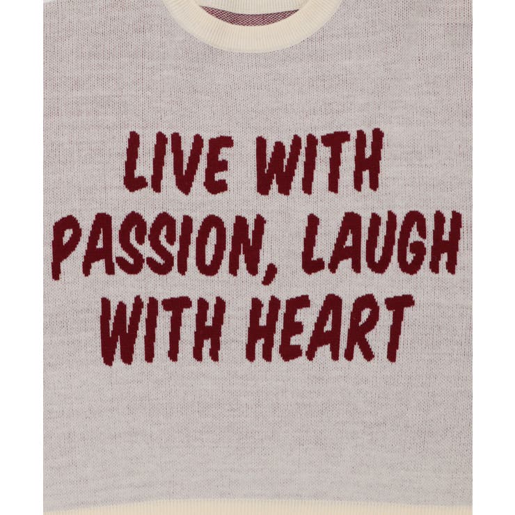 レタリングニットプルオーバー | WEGO【WOMEN】 | 詳細画像20 