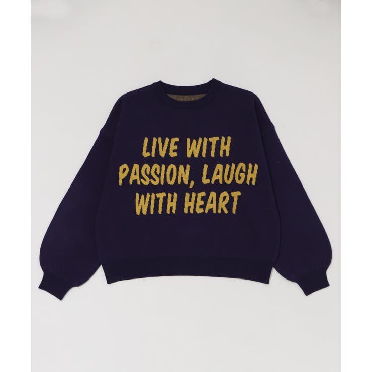 レタリングニットプルオーバー | WEGO【WOMEN】 | 詳細画像24 