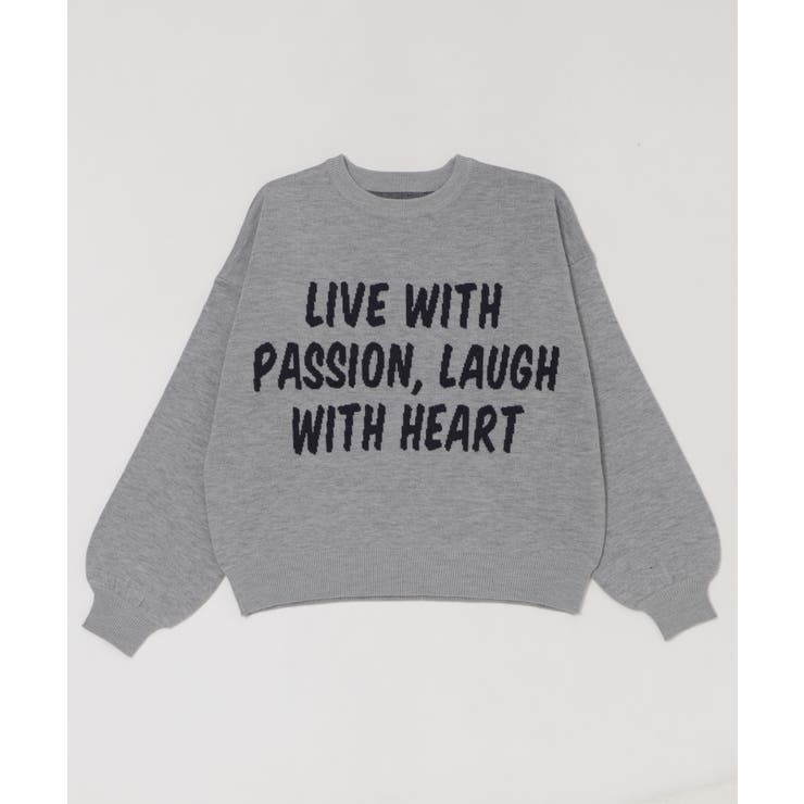 レタリングニットプルオーバー | WEGO【WOMEN】 | 詳細画像26 