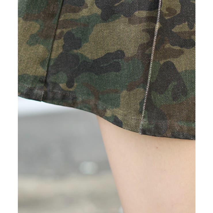 カモフラプリーツスカパン | WEGO【WOMEN】 | 詳細画像4 