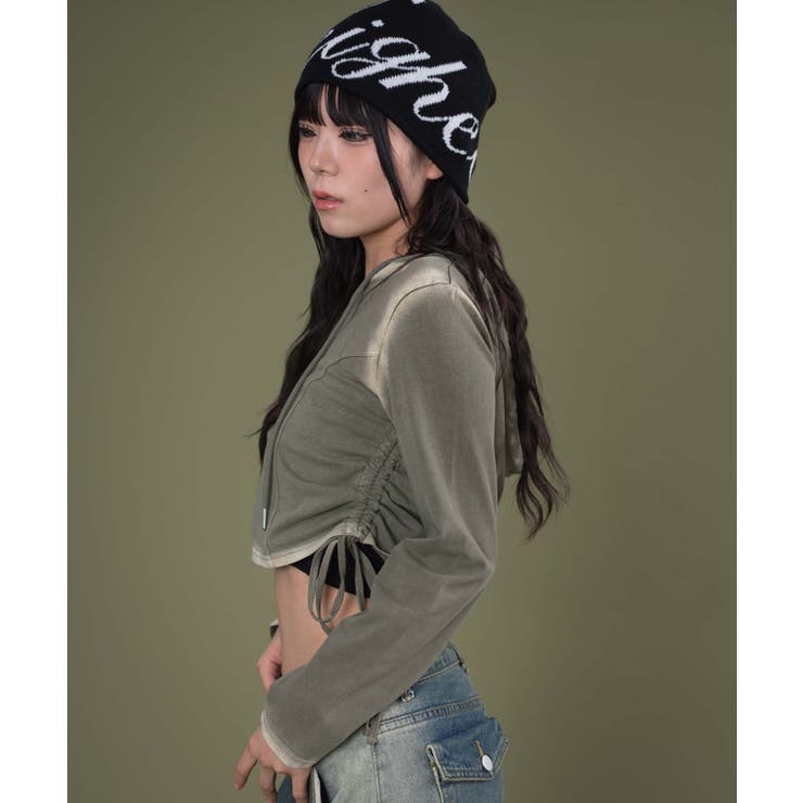 サイドギャザーブリーチフーディー | WEGO【WOMEN】 | 詳細画像5 