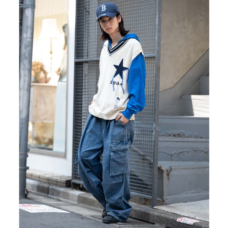 ダメージチルデンベスト | WEGO【MEN】 | 詳細画像20 