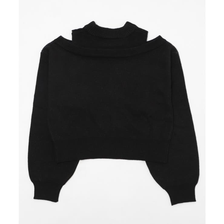 オープンショルダーナンバリングニット | WEGO【WOMEN】 | 詳細画像20 