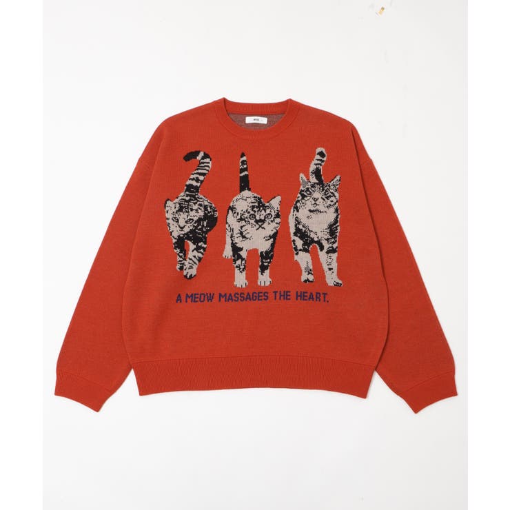 アニマルジャガードニットプルオーバー | WEGO【MEN】 | 詳細画像15 