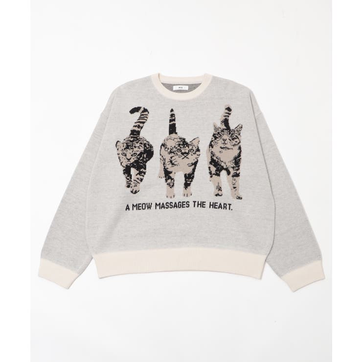 アニマルジャガードニットプルオーバー | WEGO【MEN】 | 詳細画像16 