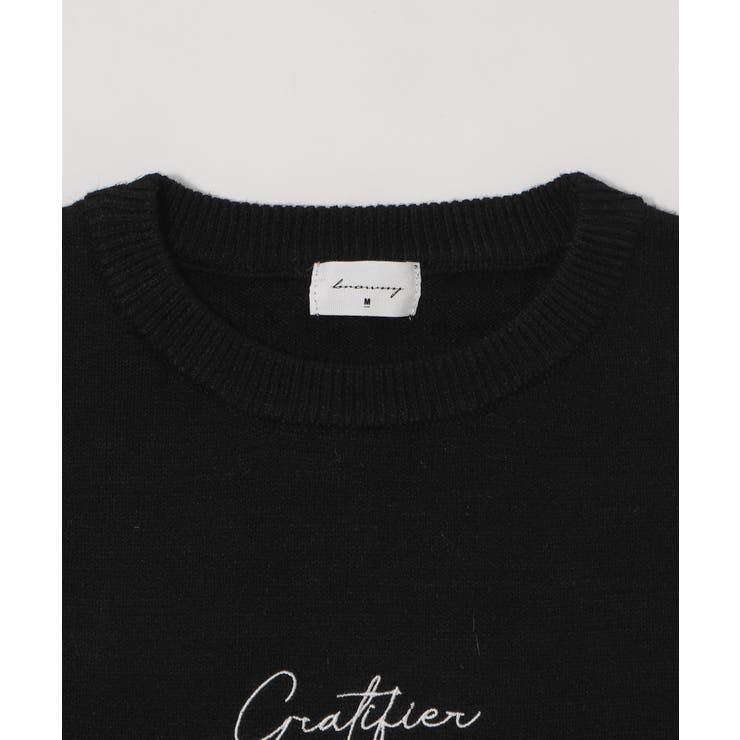 アクセ付きワンポイントニットプルオーバー | WEGO【MEN】 | 詳細画像4 