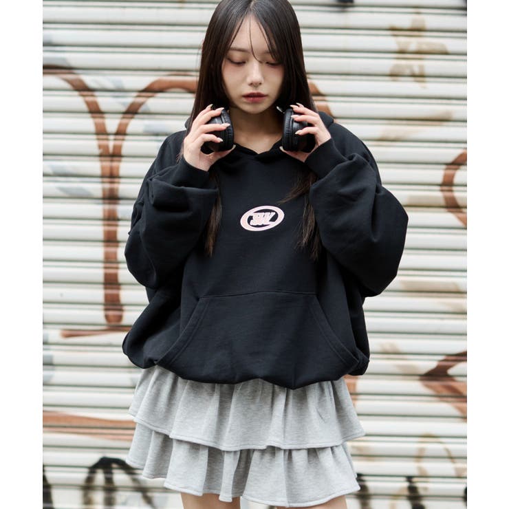 バルーンクロップドグラフィックプルパーカー | WEGO【MEN】 | 詳細画像32 