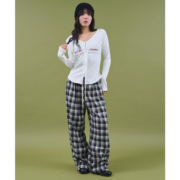 ロゴ刺繍レースフックカーデ | WEGO【WOMEN】 | 詳細画像6 