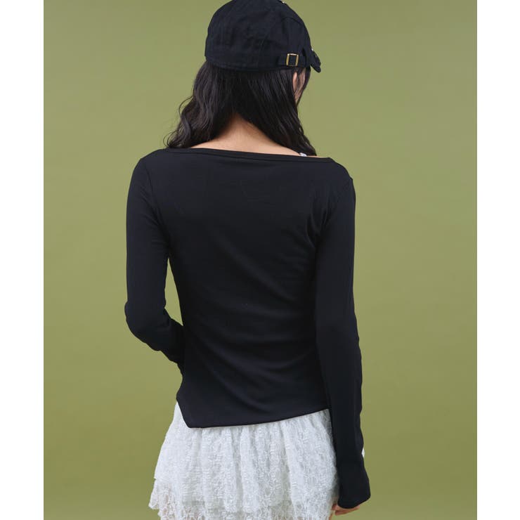 ロゴ刺繍レースフックカーデ | WEGO【WOMEN】 | 詳細画像9 