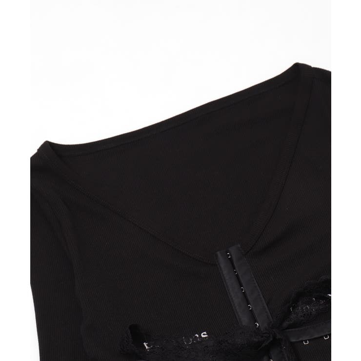 ロゴ刺繍レースフックカーデ | WEGO【WOMEN】 | 詳細画像12 