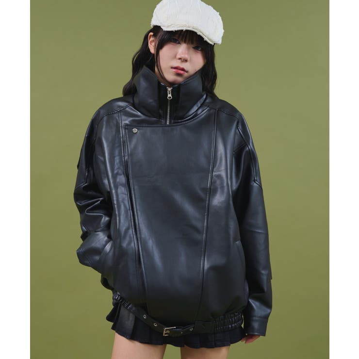 オーバーサイズPUジャケット | WEGO【WOMEN】 | 詳細画像5 