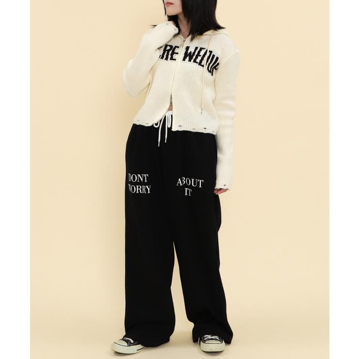 ダブルウエストロゴスウェパン | WEGO【WOMEN】 | 詳細画像10 