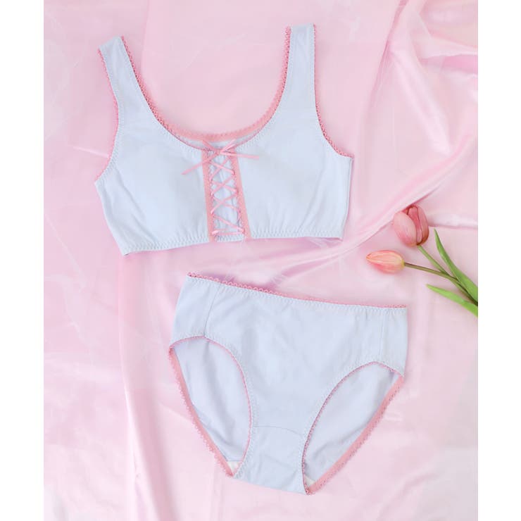 サックス | Liliane Ciel  レースアップリボン | WEGO【WOMEN】