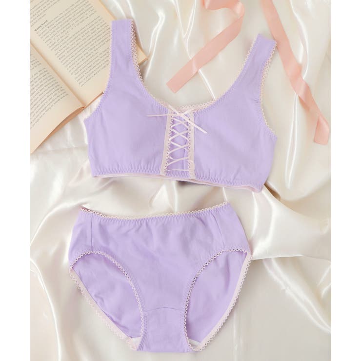 ライトパープル | Liliane Ciel  レースアップリボン | WEGO【WOMEN】