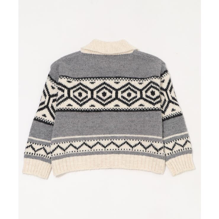 トライバル柄カウチンジップニット | WEGO【WOMEN】 | 詳細画像20 