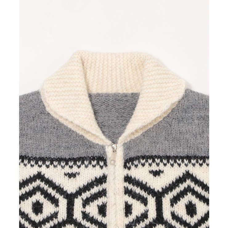 トライバル柄カウチンジップニット | WEGO【WOMEN】 | 詳細画像21 