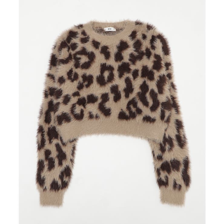 レオパードシャギーショートニット | WEGO【WOMEN】 | 詳細画像15 