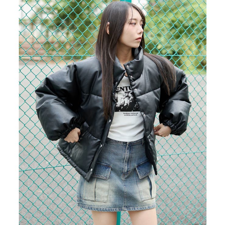 PUスタンドパファーブルゾン | WEGO【WOMEN】 | 詳細画像6 