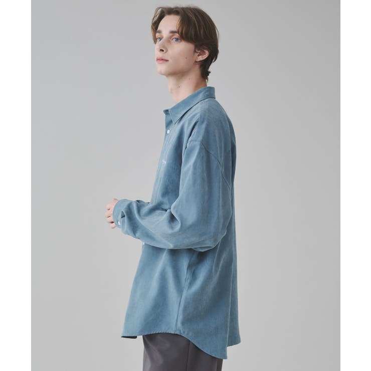 フィブリルワンポイントBIGシャツ(LS) | WEGO【MEN】 | 詳細画像13 