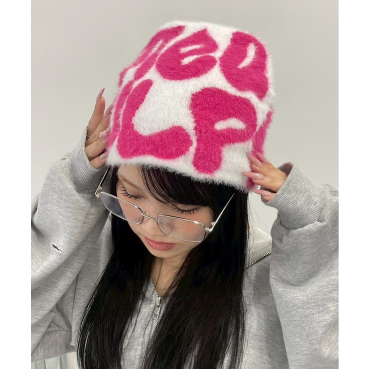 ホワイト | ロゴシャギーシングルニットワッチ | WEGO【MEN】