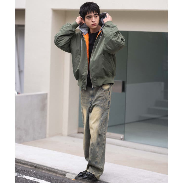 2WAYフードパファーMA-1 | WEGO【MEN】 | 詳細画像15 
