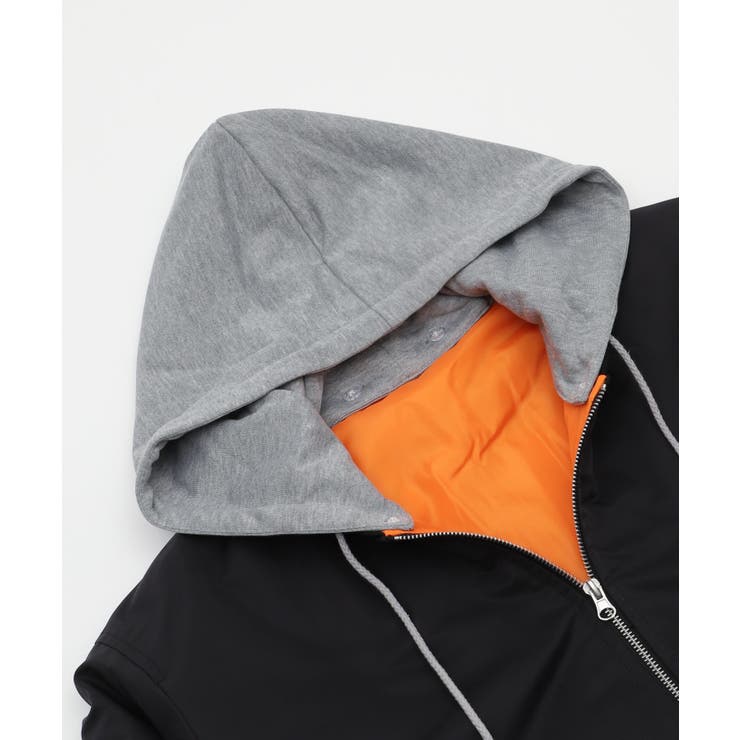 2WAYフードパファーMA-1 | WEGO【MEN】 | 詳細画像29 