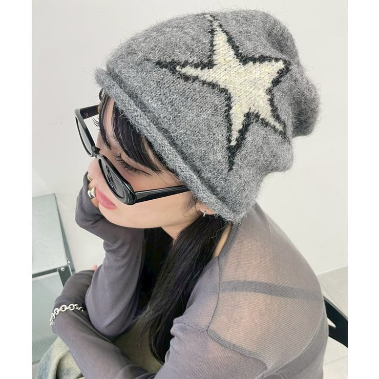 ライトグレー | スタージャガードビーニー | WEGO【MEN】