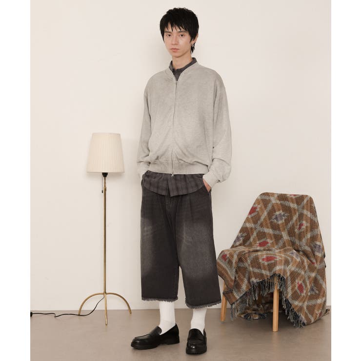 ブラストダブルZIPスウェットカーディガン | WEGO【MEN】 | 詳細画像12 