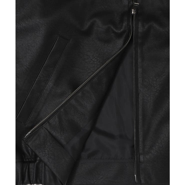 PUダブルZIPブルゾン | WEGO【MEN】 | 詳細画像31 