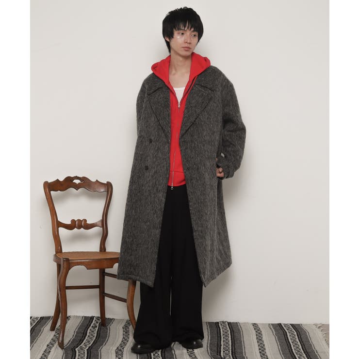 シャギーオーバーコート | WEGO【MEN】 | 詳細画像20 
