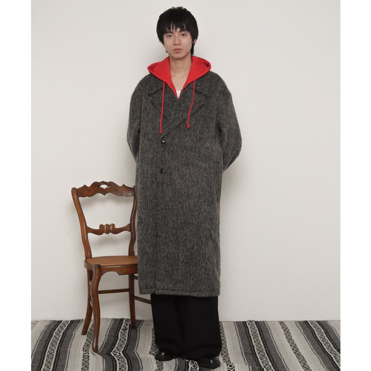 シャギーオーバーコート | WEGO【MEN】 | 詳細画像21 
